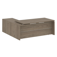 Стол руководителя угловой, правый Yalta LT.C-20 R вяз благородный